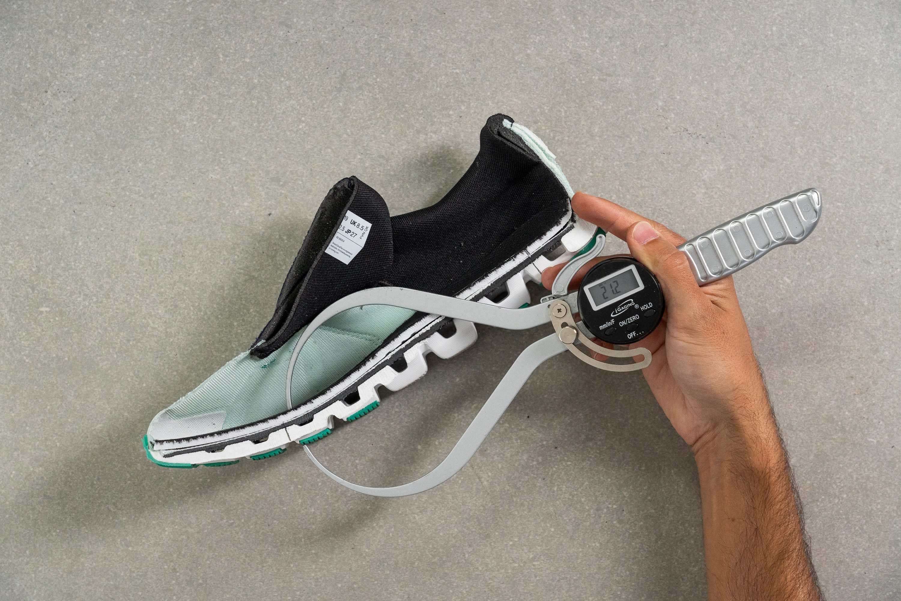 On Cloud 5 Push Forefoot stack
